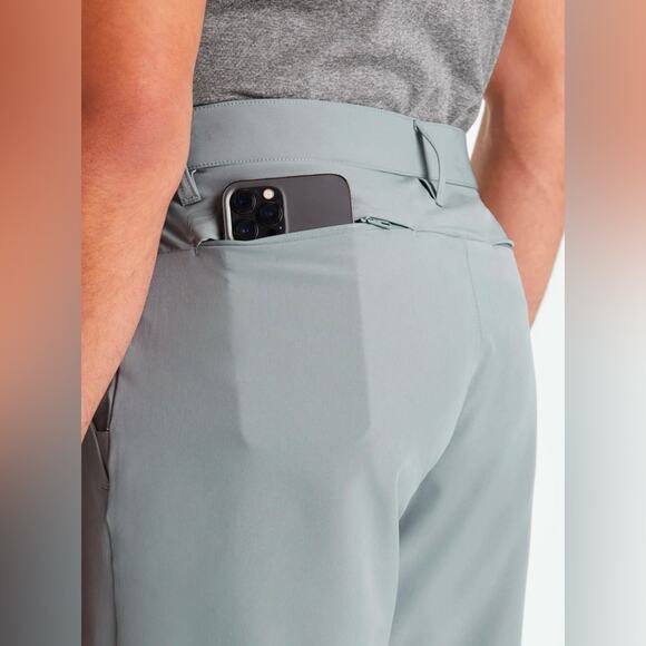 Fabletics The Only Short 8" In Shadow Grey Size M Athleisure Business Casual - Picture 5 of 16